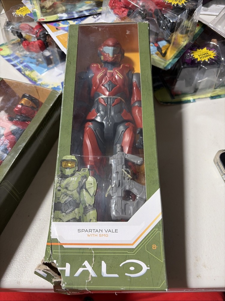 Halo Infinite VALE with SMG 12″ action figure- Card Not Good