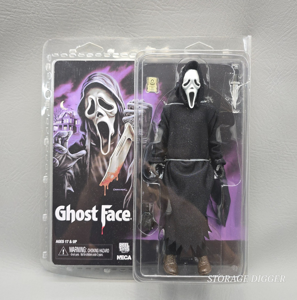 NEW Neca Scream Ghost Face Killer Clothed Retro Style Action Figure 8″ Tall