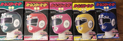 Bandai 1996 Power Rangers Gekisou Sentai Carranger Sofubi Set of 5 (sealed)