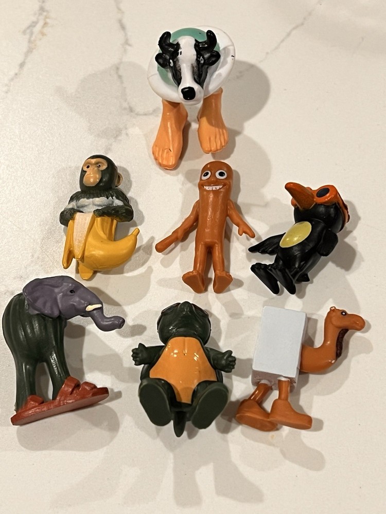 EUC 7 Pc Italian Brainrot Steal a Brain Rot Toys, 1.8″ Action Figure Mini Lot