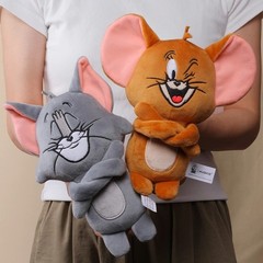 Tom and Jerry Plush Toy Stuffed Animal Soft Doll Kids Gift Tom & Jerry Plush Toy