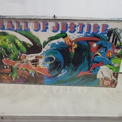 1976 Mego Official World’s Greatest Super Heroes Hall Of Justice Playset.