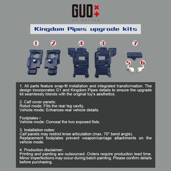 Leg Cover Foot Filler Upgrade Kit For Kingdom Pipes GO BETTER