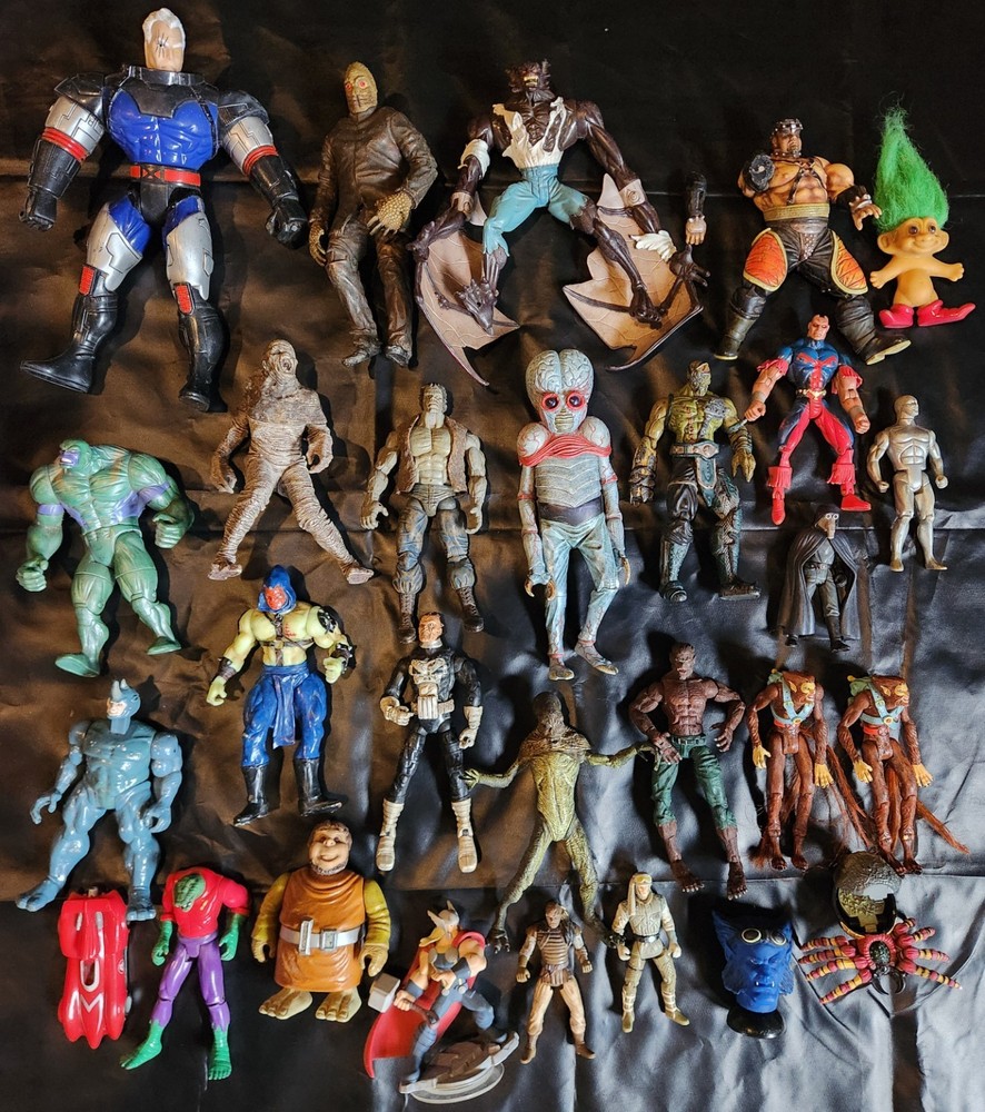 Vintage Action Figures Fudoh Metaluna Monsters Mole Man Frankenstein Jigsaw Ect