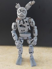 FNAF Springtrap 3D Printed Figure Articulated Model Toy w/ Parts