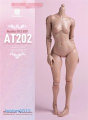US Worldbox 1/6 AT202 Suntan Skin Plump Hip 12″ Female Action Figure Body Toys