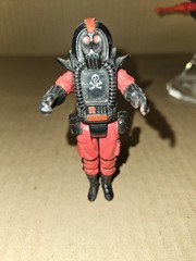 Vintage 1983 Palitoy Roboskull Action Force Red Shadows & Red Wolf Pilot Figure