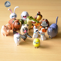 14PCS Secret Life of Pets PVC Figures – Rabbit, Dog, Cat Action Toys Xmas Gift