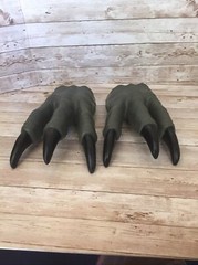 Jurassic World JW Velociraptor Raptor Green Claws Hands Costume Cosplay 2014