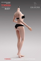 YM 1/6 Female Action Figure Body Sexy Bust Super Flexible Seamless Toy W/Details