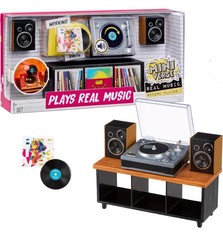 MGA’s Miniverse Real Music Record Player Mini Collectibles Mini Playable Record