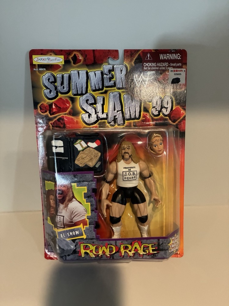 WWF WWE Summer Slam 99 Al Snow Road Rage Action Figure Jakks Pacific New Sealed