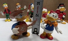 7 DUCKTALES FIGURES BULLY BULLYLAND HUEY, DONALD DUCK, SCROOG MCDUCK, DAISY