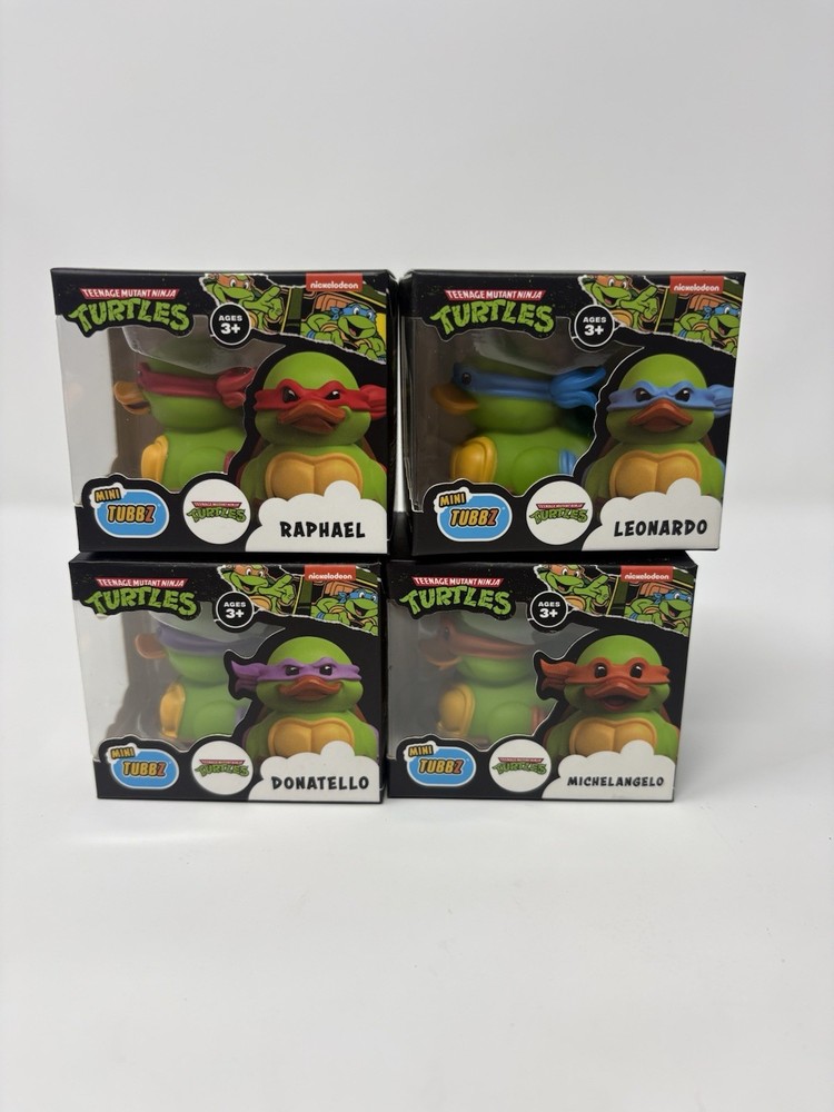 Nickelodeon Teenage Mutant Ninja Turtles Mini Tubbz New Boxed Set