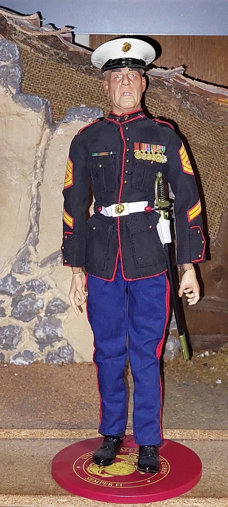 1/6 Sideshow USMC Drill SergeantR. Lee Ermey Full Metal Jakcet Dress Blues