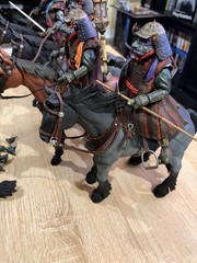 NECA Teenage Mutant Ninja Turtles Turtles in Time Samurai W Mythic Legion Horses