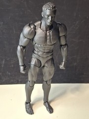 Whale Works WW03E Male Body Ash Limited Black (White Eye) Spider-Man/Venom Base