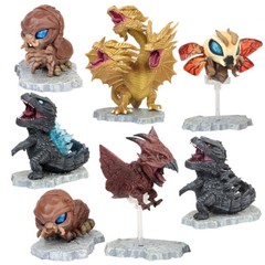 7 pcs Godzilla Movie King of the Monster Set. US Seller Free Shipping