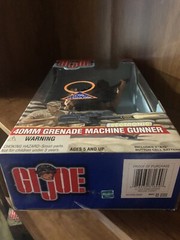 2000 GI Joe 40MM Grenade Machine Gunner 12″ Action Figure Hasbro NIB!