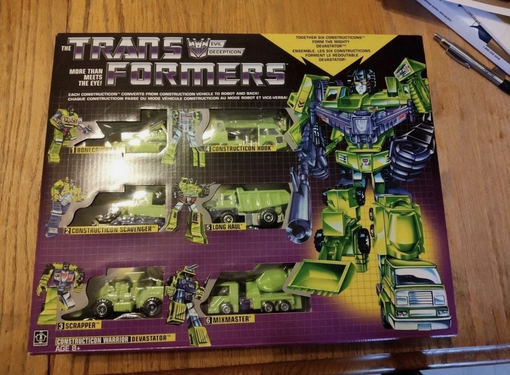 Transformers G1 Constructicon Devastator Transforming Toy Figures Re-Issue Ver.