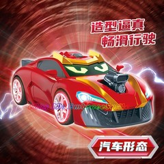 Metal CardBot Red Blitz Transforming Robot & Sports Car S-RedBlitz Figure Toy