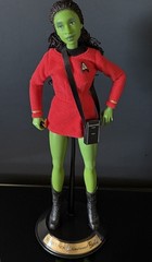 Mattel Barbie Doll Articulated MtM 12” Redressed New Star Trek Lieutenant NEW￼