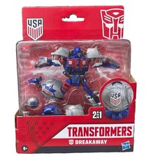 Hasbro Transformers Breakaway 5.5-Inch Action Figure Robot Toy with Soccer Ball