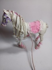 1991 Lewis Galoob Toys Starlight Walking Nod White Horse Working with Remote Box