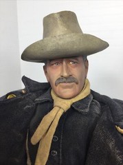 1/6 *RARE* JOHN WAYNE US CAVALRY OFFICER “SHE WORE A YELLOW RIBBON” + OAK STAND