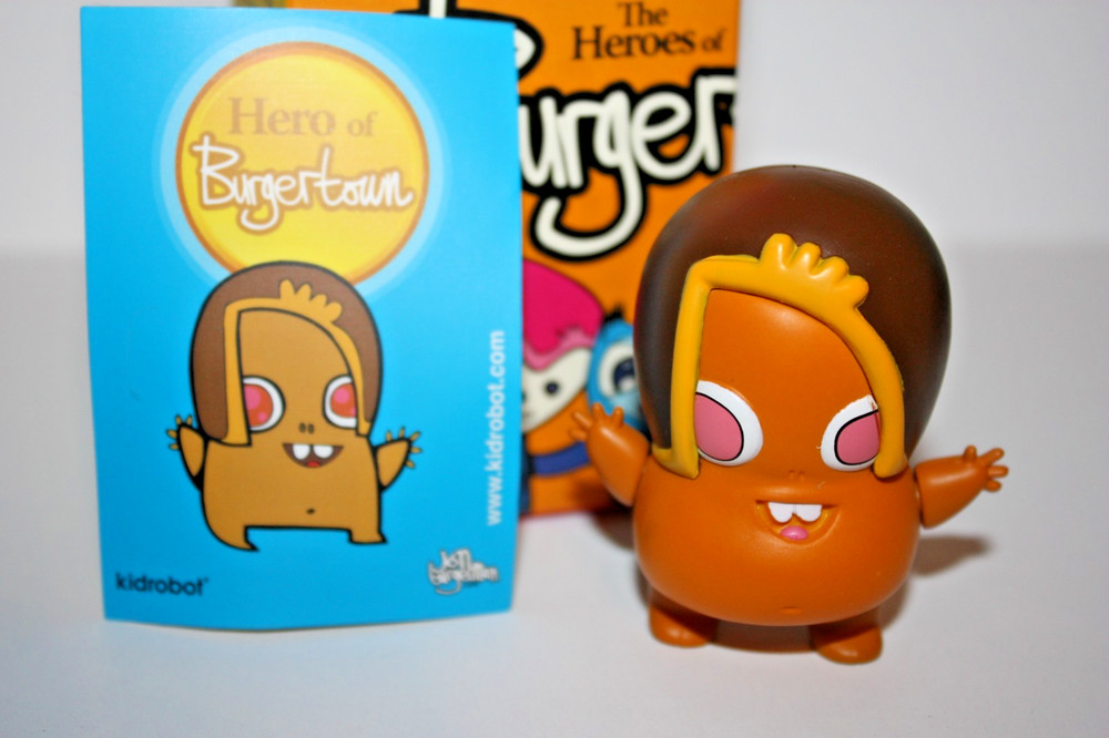 KIDROBOT 2008 COCO GULAB JUMAN THE HEROES OF BURGERTOWN JON BURGERMAN DESIGNER