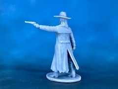 Action Figure Ghost of a cowboy Collectible Miniature Unpainted 1/32 scale 60mm