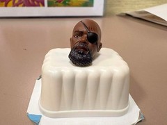 Samuel L. Jackson as Nick Fury custom fodder Marvel Cinema Legends