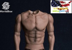 WorldBox AT017 1/6 Muscular No Neck Body Strong Durable 12″ FOR HOT TOYS ❶USA❶