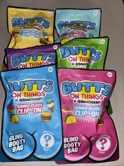 6x Butts On Things By Brian Cook Art Blind Booty Bag w/ Mystery Butt Figures