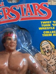 Wrestling Superstars LJN Toys WWF 1985 Ricky Steamboat Seal DAMAGE