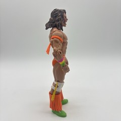 WWE Mattel Basic Series 2 The Ultimate Warrior Action Figure Orange Trunks 2011