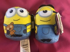 MINIONS THE RISE OF GRU Bob & Stuart Plush Mini Character 3″ LOT Of 2 NWT