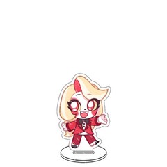 8CM Hazbin Hotel Husk Adam AD Acrylic Stand Figure Model Collection Standee