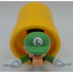 McDonald’s Toy Nintendo Luigi in Warp Pipe Figurine Slide Launcher (2017)