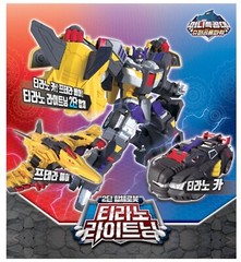 Miniforce Super Dino Power TYRANNO LIGHTNING Transformer Car PTERA AIR Robot