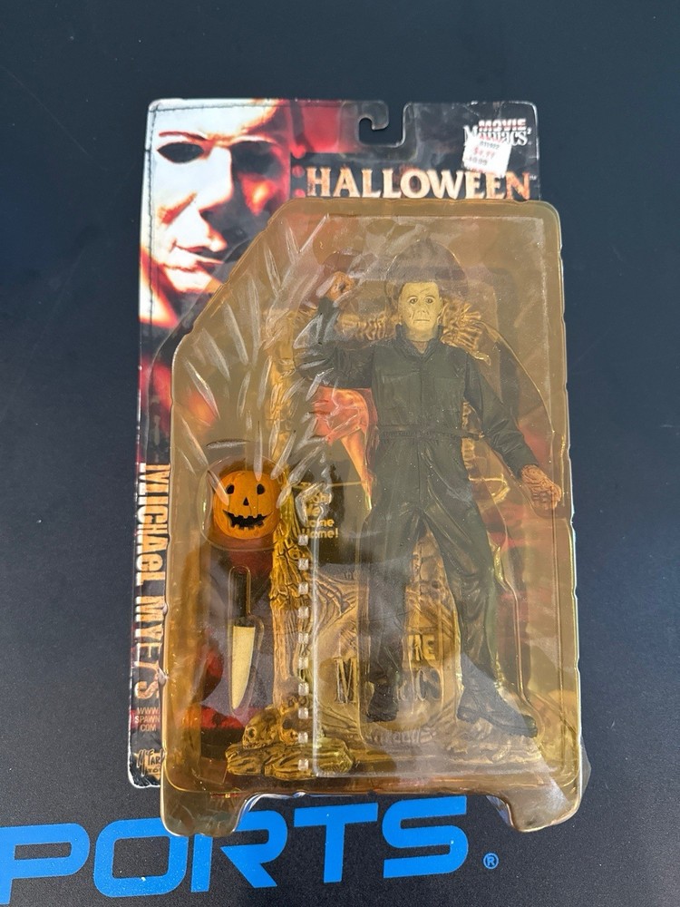 1999 McFarlane Toys Movie Maniacs Michael Myers Halloween Action Figure BOX WEAR