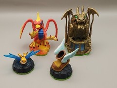 Sunburn Skylanders Spyro’s Adventure Dragons Peak Pack Fully Tested & Reset