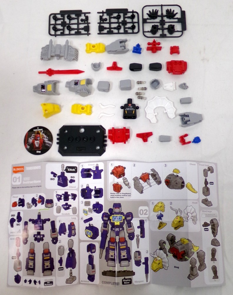 Blokees Transformers Galaxy Version 03 Slug Slag Robot Mode Unbuilt Model Kit