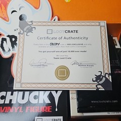 NYCC 2015 LOOTCRATE CHUCKY MEZCO CRIMSON PEAK EDITH FUNKO FIGURES C.OA.