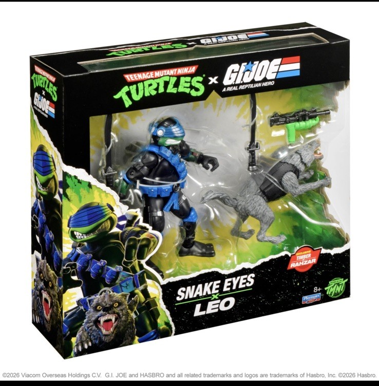 SDCC 2026 TMNT × G.I. Joe Snake Eyes × Leonardo Figure Set UCC PRESALE!