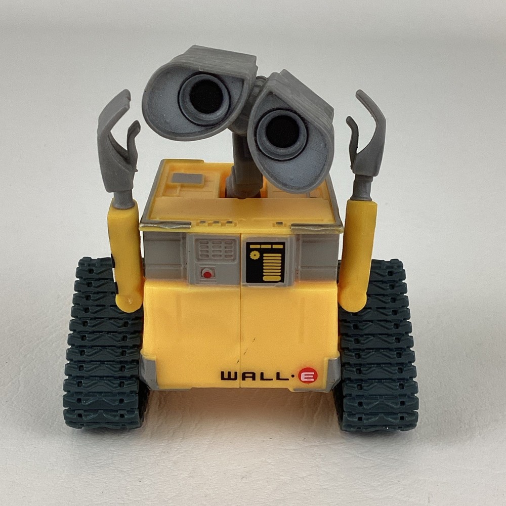 Disney Pixar Wall-E Mini Figure 4″ Roll Along Robot Articulated Toy Character