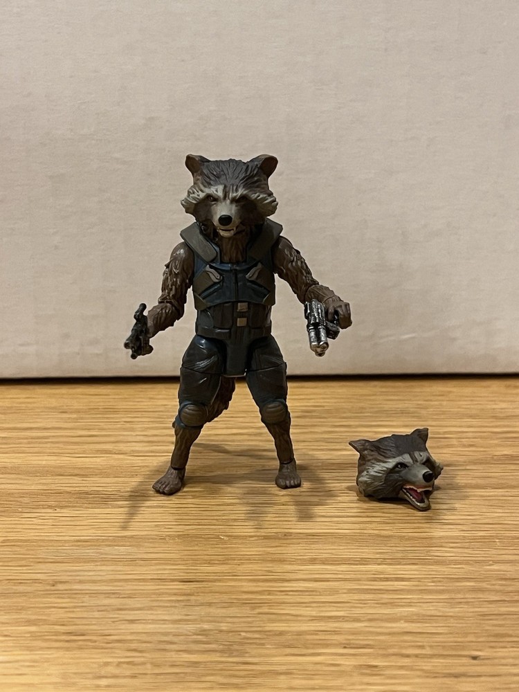 Marvel legends 6” Series Action Figure Rocket Raccoon Guardians Of The Galaxy