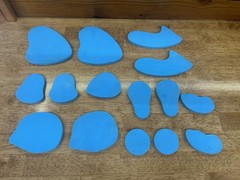 24 Piece Lot Of Finding Nemo And Friends Bath Tub Toys Squirters And Foam Pieces