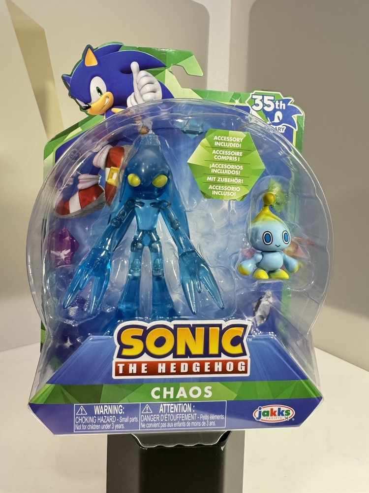 Jakks Pacific 35th Anniversary Sonic The Hedgehog Chaos with Chao 4″ Figure