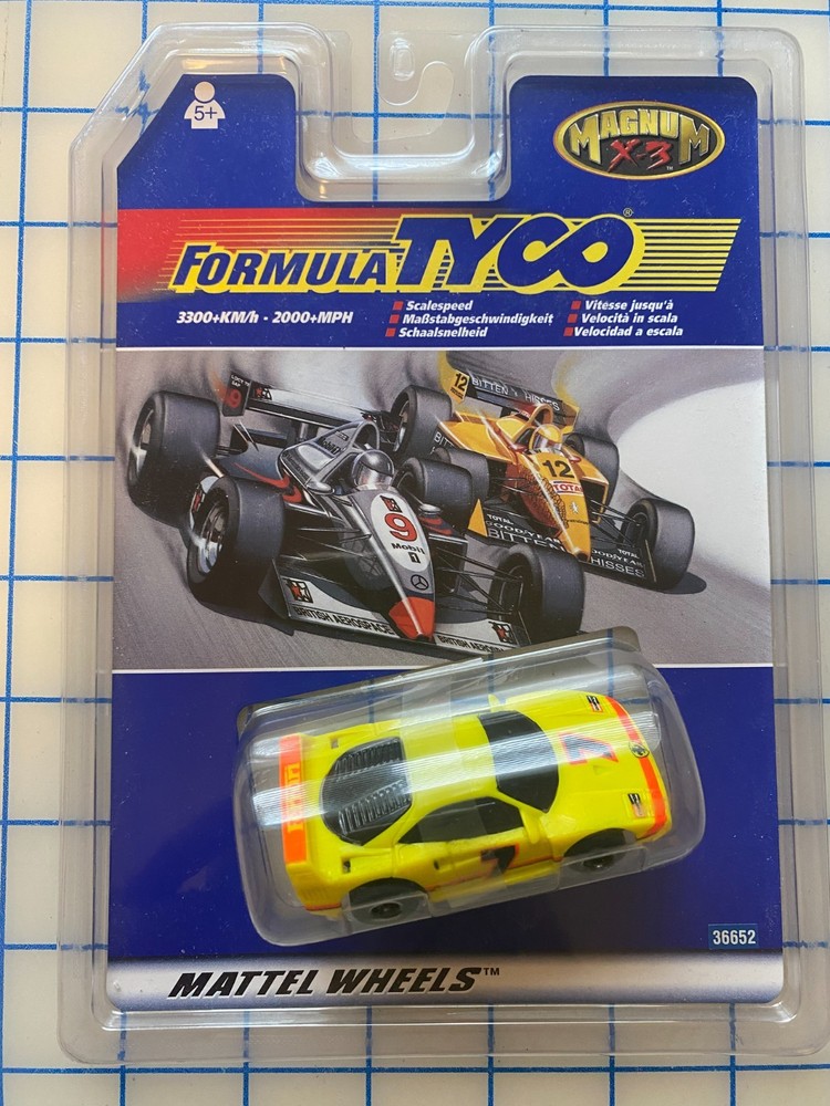 HO Slot Car Tyco Formula Magnum X-3 # 36652 Ferrari #7